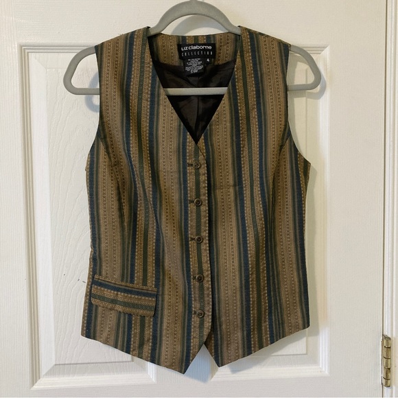 Vintage Liz Claiborne Collection sz 4 vest - Picture 1 of 3